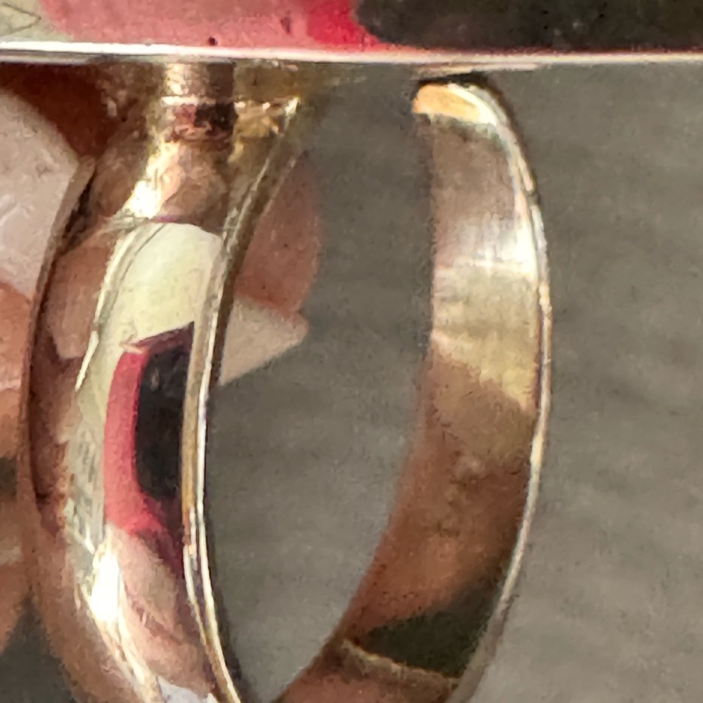 Blue Agate And Sterling Silver Ring - image 3